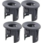 4pcs Black Rear Bumper Parking Aid Assist Sensor Bracket Bezel Housing. Fixed Price $14.80.