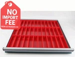 36 Red Tool Chest Dividers 2 X 8 Inch Deep Actual Depth 1-3/4 Trays Bins. Fixed Price $49.49.