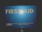 Vtg Pac-kit First-aid Kit Metal Box 14" X 10" 2.5" Carrying Handle. Fixed Price $50.00.
