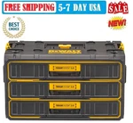 Dewalt Dwst08330 Toughsystem 2.0 Tool Organizer And Storage 3 Drawer Unit. Fixed Price $120.00.