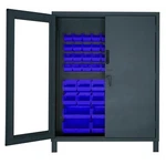 Durham 3704cxc-54b-5295, 54 Blue Hook On Bins In 14 Gauge Cabinet, 60"x24"x78". Fixed Price $4915.08.