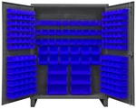 Durham Hdc60-198-5295, 12 Gauge Cabinet With 198 Blue Hook On Bins, 60"x24"x78". Fixed Price $2982.75.
