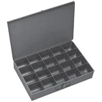 Durham Mfg 111-95-d569 Gray Compartment Box, 12 In D, 18 W, 3 H. Fixed Price $36.79.