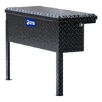 Uws Gloss Black Aluminum 36in Truck Side Tool Box, Low Profile Toolbox Storage. Fixed Price $646.95.