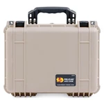 Tan & Black Pelican 1450 Case. With Foam.. Fixed Price $189.00.