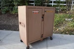 Jobmaster Double-sided Shelf Cabinet Model 99 Knaack 59.4 Cu' Storage Shelves. Fixed Price $2599.99.