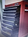Snap On Kra58h 1966 Vintage Top Box/keys 10 Drawer Rollaway Filled With Tools. Fixed Price $4600.00.
