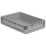 Ssi Schaefer Elb4120.gy1 Straight Wall Container,gray,solid,hdpe 49h885. Fixed Price $24.26.