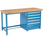 Global Industrial 72"w X 30"d Modular Workbench With 5 Drawers Shop Top Safety. Fixed Price $1890.30.