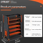 Lyreign Cnc Tool Holder Cart: Screw-free, Silent-wheel Organize Machining Work. Fixed Price $768.00.
