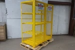 Condor 491m92 71-3/4 In Exterior Height Yellow Steel Gas Cylinder Cabinet. Fixed Price $599.99.