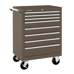 Kennedy 378xb K1800 Series Rolling Tool Cabinet, 8 Drawer, Brown, Steel, 27 In. Fixed Price $1268.99.