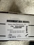 Space Age Electronics Inc Ssu00689 System Record Enclosure (new In Box). Fixed Price $150.00.