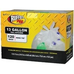 Berry Plastics 1124915 120ct 13gal Recyc Bag, 13 Gallon. Fixed Price $31.83.