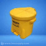 Eagle 935fl-y 10 Gallon Plastic Oily Waste Can, Hands-free, Self Fnob. Fixed Price $39.48.