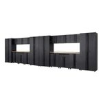 Lots Of Husky Garage Cabinet Storage System In Matte Black. Fixed Price $115.00.