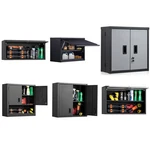 Uimoso Metal Wall Storage Cabinet W/adjustable Shelf, Door, 120-360 Lb Capacity. Fixed Price $96.99.