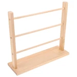 Solid Wood Ribbon Storage Rack Jewelry Bracelet Display Florist Organizer. Fixed Price $28.60.