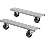 Global Industrial Caster Base Set For C-channel Open Leg 48 To 72"w X 30 36"d. Fixed Price $109.64.