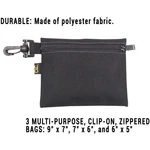 Clc 1100 Multi-purpose Clip-on Zippered Bags, 3 Pack. Fixed Price $23.99.