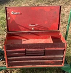 Vintage 1962 Snap On Tools Kra-58b Toolbox 8 Drawer With Lock Two Keys Handles. Fixed Price $250.00.