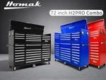 Homak 72 H2pro Tool Chest & Roller Cabinet Combo Heavy Duty 31 Drawer. Fixed Price $4199.99.