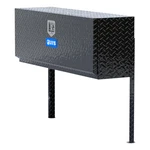 Uws 48in Single-door Topside Truck Tool Box Heavy Packaging Gloss Black Aluminum. Fixed Price $744.95.
