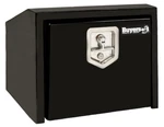 Buyers Products #1703355, 14/10.5x12x30" Black Steel Truck Box, Slanted Back. Fixed Price $359.95.