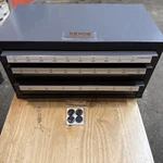 Vevor Drill Bit Dispenser Cabinet, (a To Z), Gray Texture , #2 New Opened Box*. Fixed Price $59.99.