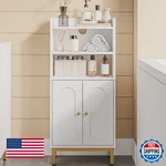 Hzuaneri Bathroom Storage Cabinet, Small Floor Cabinet With 2 Door And Shelves,. Fixed Price $68.95.