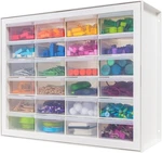 Iris Usa Plastic Drawer Storage Organizer, 24-drawer Teacher 24 Drawer, White. Fixed Price $57.11.