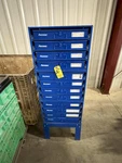 Fastenal 12 Drawer Parts Cabinet W/ Removable Drawers And Content. Fixed Price $795.00.
