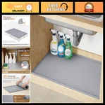 Waterproof Silicone Under Sink Mat 34"x22" - Drip Tray & Cabinet Liner For Kitch. Fixed Price $25.19.