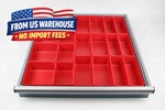 65-piece Red Drawer Box Set 3 Deep Modular Organizer 9 Sizes Ship From Us. Fixed Price $124.22.