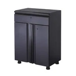 Husky Regular Duty Welded 24-gauge Steel 1-drawer 2-door Garage Base Cabinet. Fixed Price $340.00.