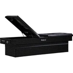 Buyers Product 18x27x71" Gloss Black Diamond Tread Aluminum Gull Wing Truck Box. Fixed Price $1420.75.