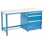 Global Industrial 72"wx30"d Modular Workbench W/ 3 Drawers Plastic Laminate. Fixed Price $1587.32.