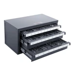 Vevor Drill Bit Dispenser Cabinet, (a To Z), Gray With Orange Texture. Fixed Price $105.99.