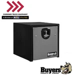 Buyers Products 1702965, 18x18x18" Black Steel Truck Box W/ Stainless Door. Fixed Price $411.95.