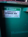 Greenlee Hd2448 24 X48 X25 Heavy Duty Storage Job Box. Fixed Price $230.00.