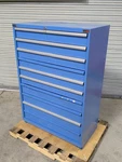 Lista Modular Storage Cabinet 10 Drawer 59 X 40 22 Steel Blue Scratch N Dent. Fixed Price $2013.47.