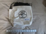 (1) New Klein Tools Drawstring Top Close Bolt Bag 5416tc Canvas 5" X 9" 10". Fixed Price $42.90.