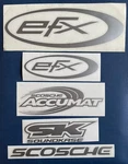 Scosche & Efx Logo Decals- 5 Piece Pack. Fixed Price $5.00.