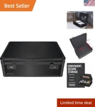 6.5x19.25 Inch Lockable Storage Chest - Ideal For Laptops And Personal Valuables. Fixed Price $104.99.