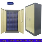 Tool Cabinet 60 Small Blue Drawers Iron Parts Screw With Door. Fixed Price $314.90.