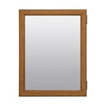 Zenith K16 Brown Oak/wood Rectangle Medicine Cabinet/mirror 19.25 H X 15.5 W In.. Fixed Price $68.47.