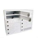 12-slotmetal Cellphone Locker Cabinet Power Charge Station Works W/ Ipad/iphone. Fixed Price $322.99.