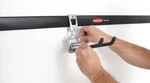2 Pcs. Rubbermaid 1784415 Fasttrack 48" Horizontal Wall Mounted Storage Rail. Fixed Price $30.00.