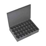 Durham 107-95 Steel Storage Drawer With 32 Compartments: 18" Wide X 12" Deep. Fixed Price $36.07.