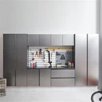 Klair Living Nova Series 7-piece Engineered Wood Garage Cabinet Set In Gray. Fixed Price $1890.72.